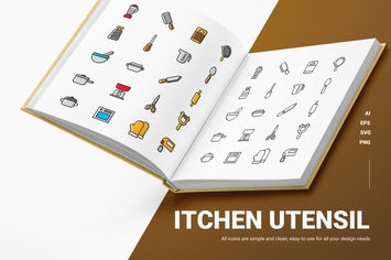 Kitchen Utensil - Icons