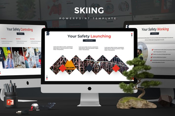 Skiing - Powerpoint Template