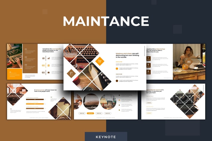 Maintance  - Keynote Template