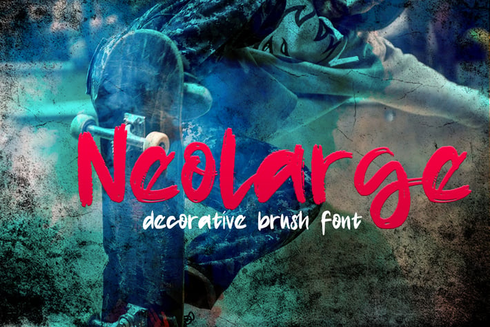 Neolarge - Decorative Brush Font