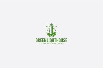 green lighthouse
