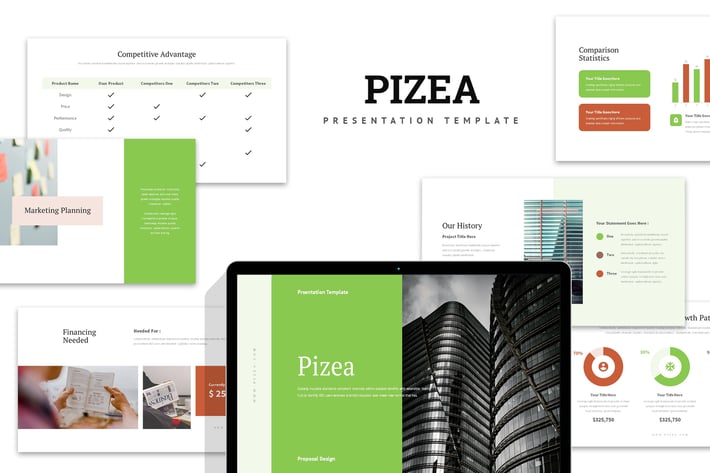 Pizea : Business Proposal Powerpoint