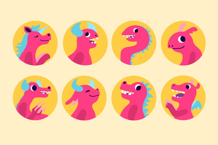 Bubble Monsters Badges