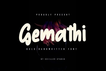 Gemathi Handwritten Font