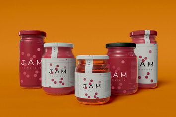 Jam Jar Mockup