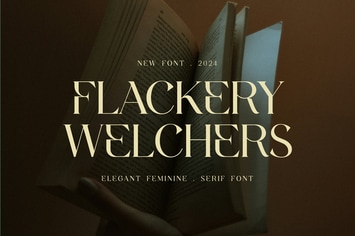 Flackery Welchers Elegant Feminine Serif Font
