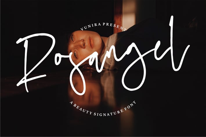 Rosangel | A Beauty Signature Font