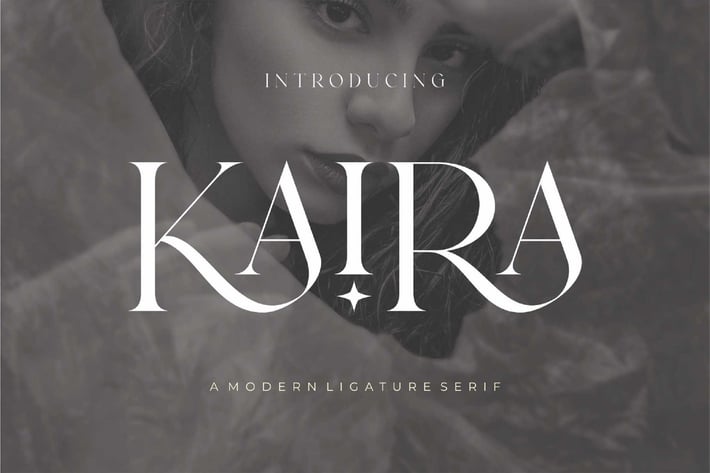 KAIRA Ligature Serif Typeface
