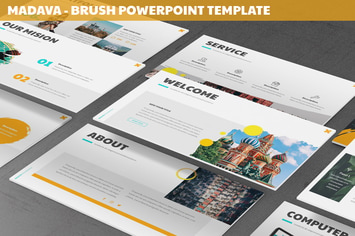 Madava - Brush Powerpoint Template
