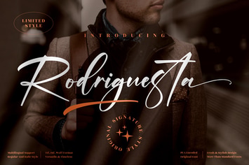 Rodriguesta Signature Font