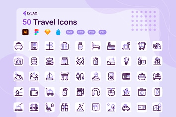 Lylac - Travel Icons