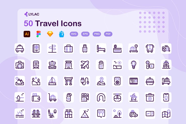 Lylac - Travel Icons