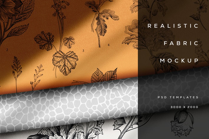 Realistic Fabric Mockup