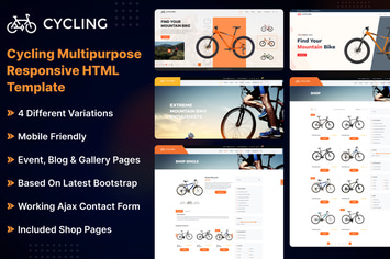 Cycling Multipurpose Responsive HTML Template