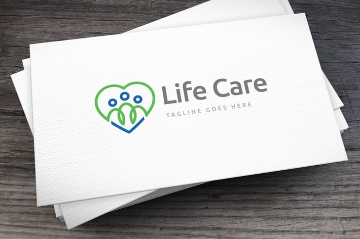 Life Care Logo Template