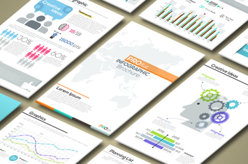Pro Flat Infographic Brochures