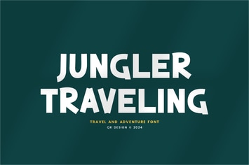 Jungler Traveling - Adventure Font