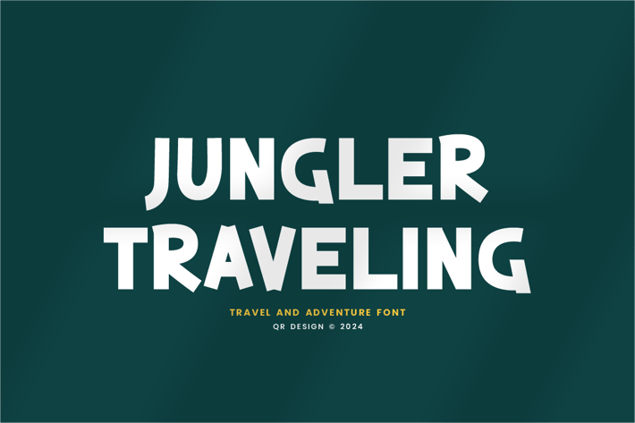 Jungler Traveling - Adventure Font