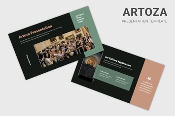 Artoza - Art Gallery / Exhibition Keynote