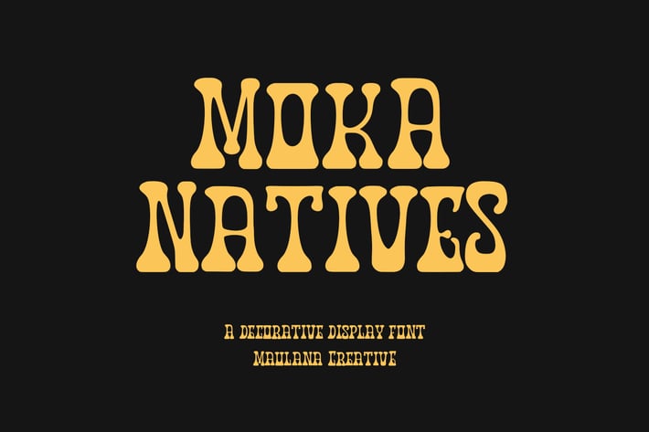 Moka Natives Decorative Font
