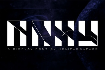 HS Broxy - An Experimental Display Font