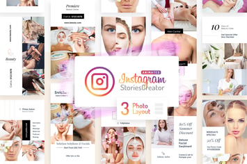 Animated Instagram Stories Powerpoint Template V3
