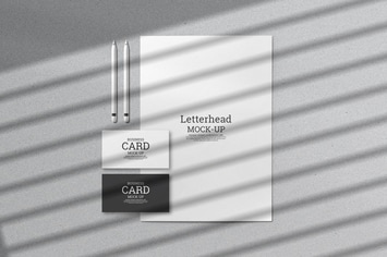 Realistic stationery mockup m1