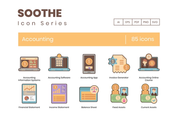 85 Accounting Icons