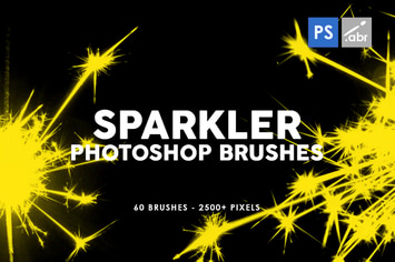 60 Sparkler Photoshop Stamp Brushes