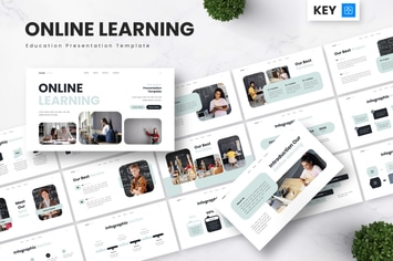 Online Learning - Education Keynote Templates