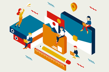 Portfolio Isometric Illustration
