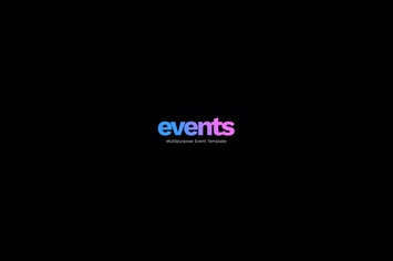  EVENTS - Multipurpose Conference Template 