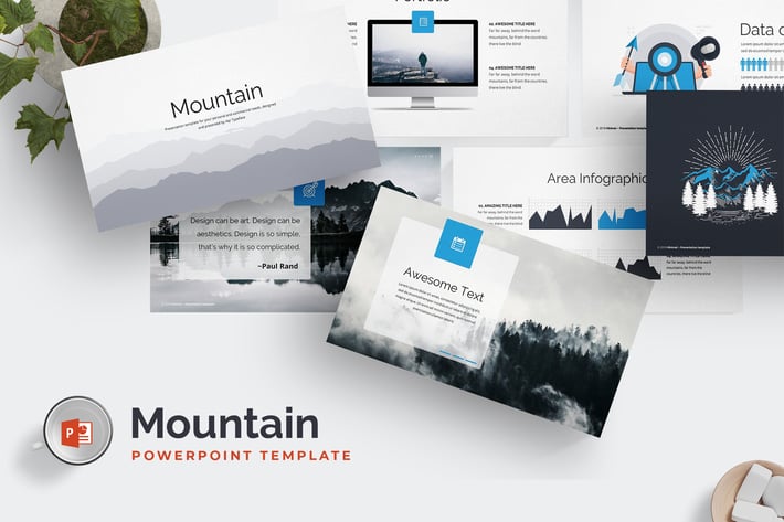 Mountain Powerpoint Template