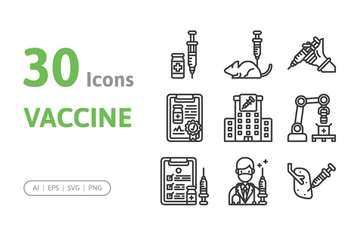30 Vaccine Icons