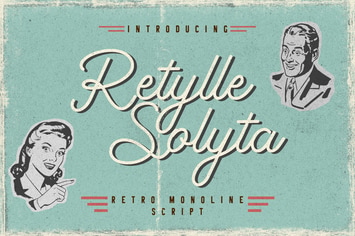 Retylle Solyta Monoline Business Font