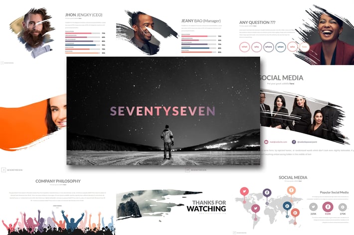 Seventy 8 - Powerpoint Template