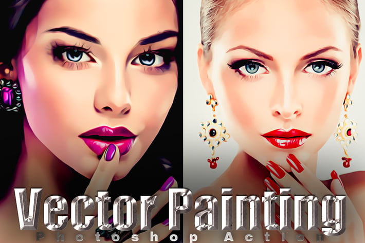 Vector Painting Photoshop Action