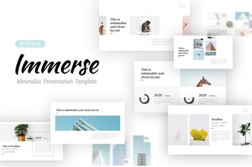 Immerse Minimalist Presentation Template