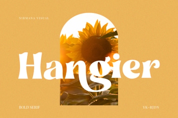 Hangier - Vintage Bold Serif