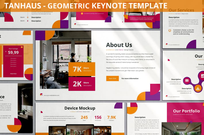 Tanhaus - Geometric Keynote Template