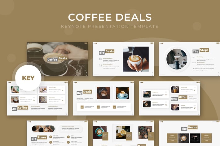 Coffee Deals - Keynote Template