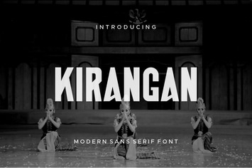 Kirangan - Modern Sans Serif Font