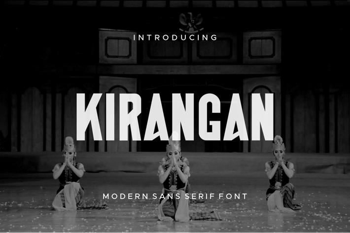 Kirangan - Modern Sans Serif Font