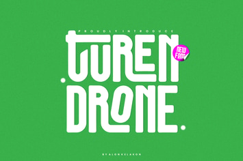 Turen Drone - Condensed Font