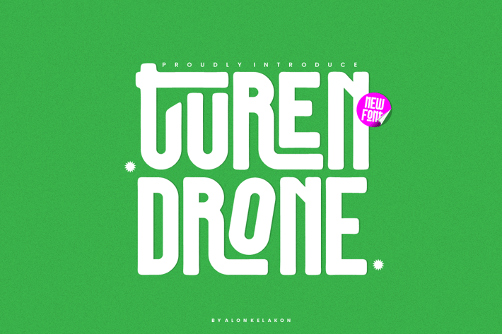 Turen Drone - Condensed Font