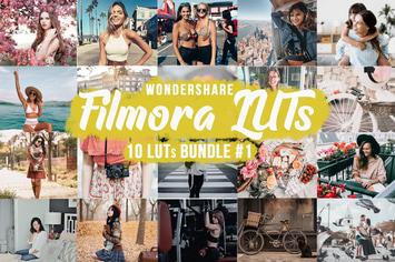 Filmora LUTs Bundle#1 - Video LUTs for Filmora