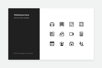 Business Icons - Line style
