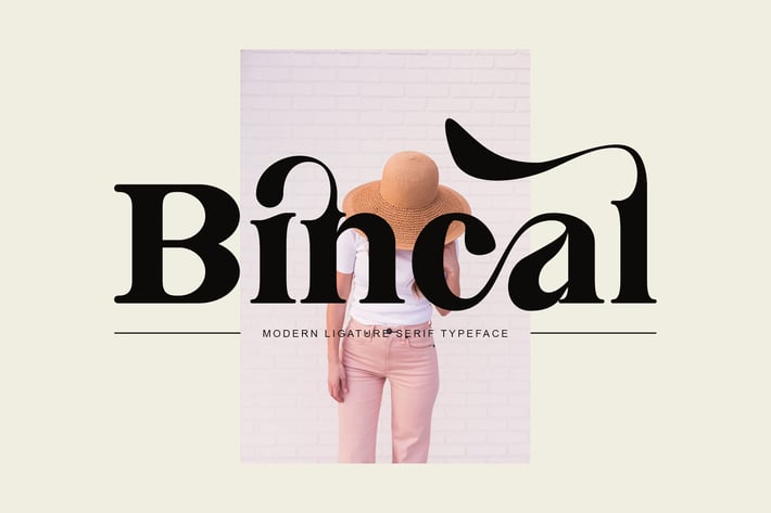 Bincal Ligature Serif Typeface