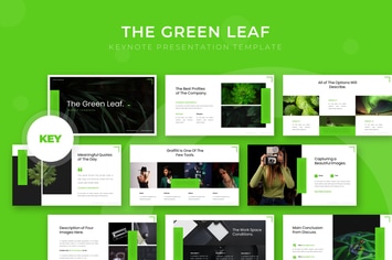The Green Leaf - Keynote Template