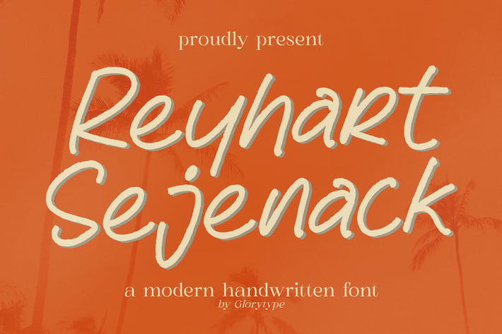 Reyhart Sejenack Modern Handwritten Font